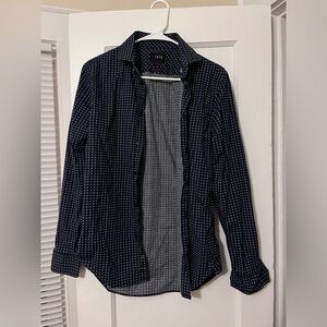 Polka dot men’s dress shirt